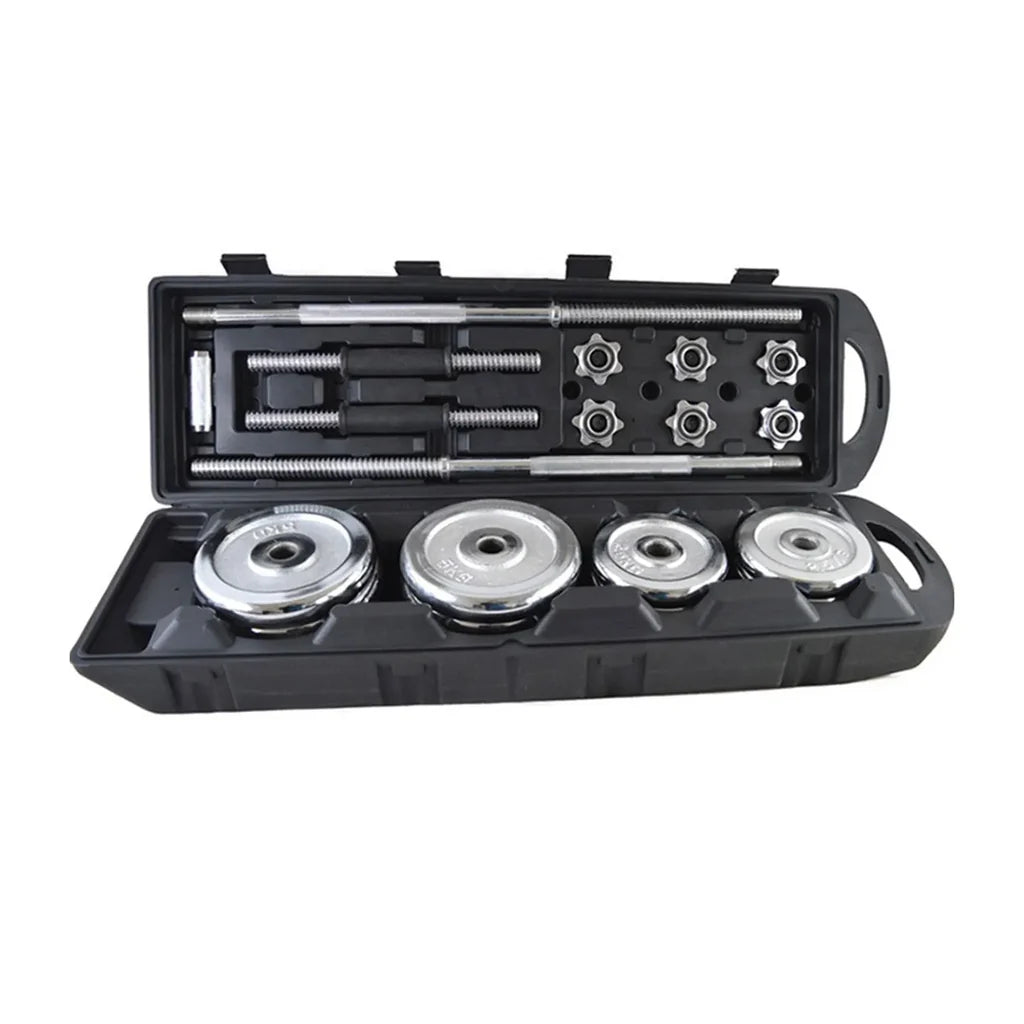 50KG York Chrome Dumbbell Set