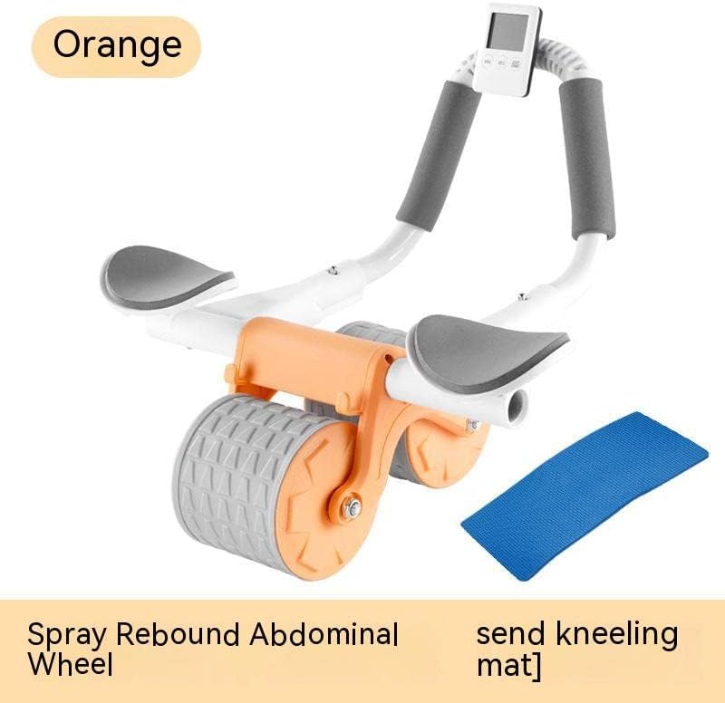 X MAXSTRENGTH Professional Ab Roller Wheel Fitness Ab Machine (Without Timer)