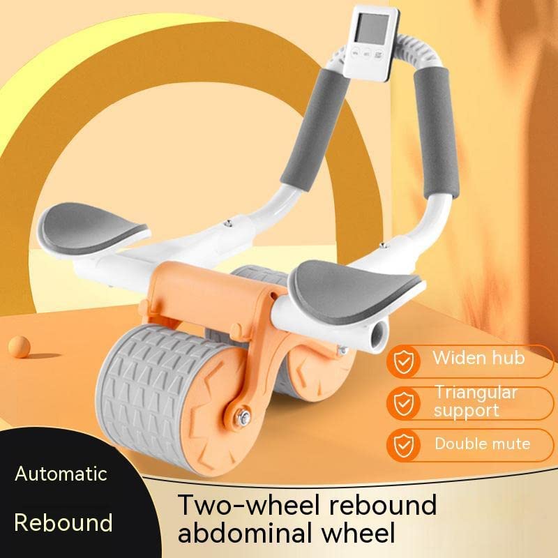 X MAXSTRENGTH Professional Ab Roller Wheel Fitness Ab Machine (Without Timer)