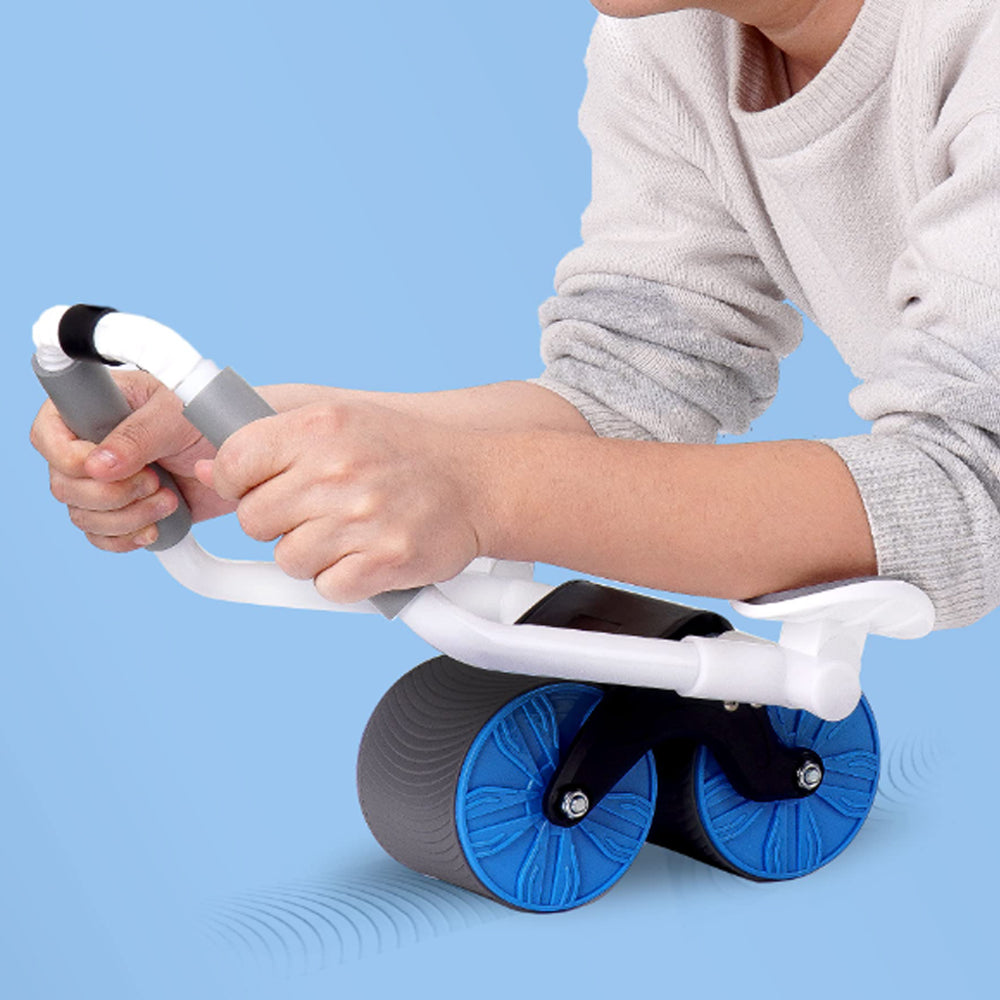 X MAXSTRENGTH Professional Ab Roller Wheel Fitness Ab Machine (Without Timer)