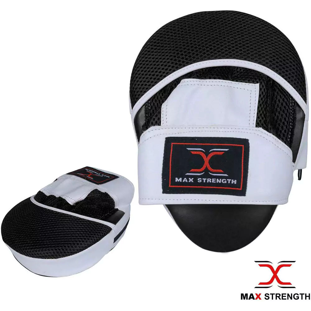 Boxing Focus Pads and Gloves Set Ideal for Kickboxing, Punch Training, Hook & Jab Workouts