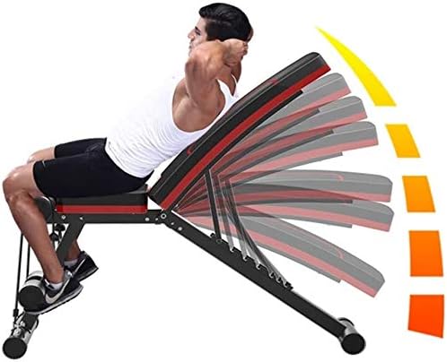 X MAXSTRENGTH Multifunction Adjustable Weight Bench ab Bench Incline Decline Foldable Weight Lifting Bench