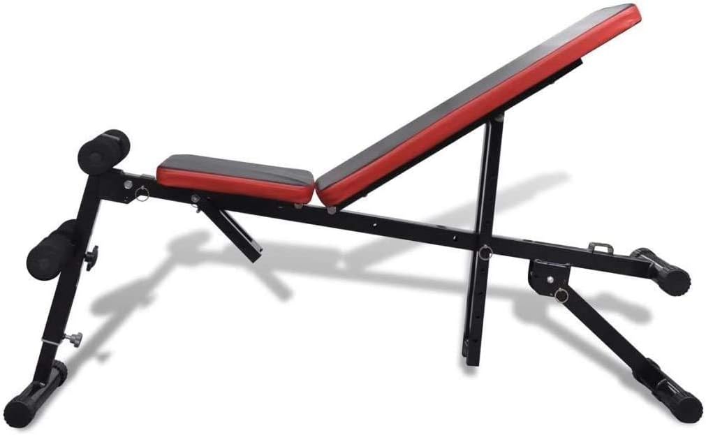 X MAXSTRENGTH Multifunction Adjustable Weightlifting Bench Powerlifting Weight Bench