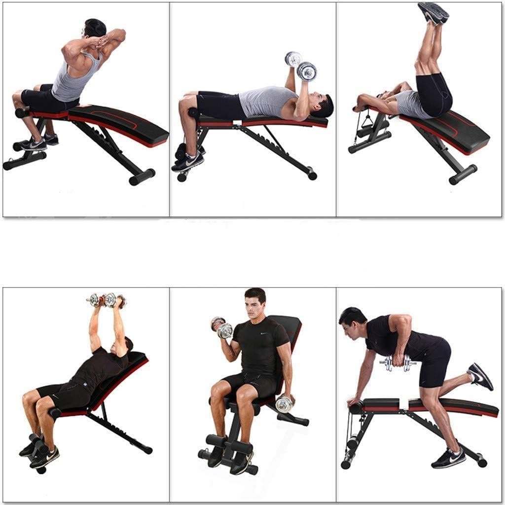 X MAXSTRENGTH Multifunction Adjustable Weight Bench ab Bench Incline Decline Foldable Weight Lifting Bench