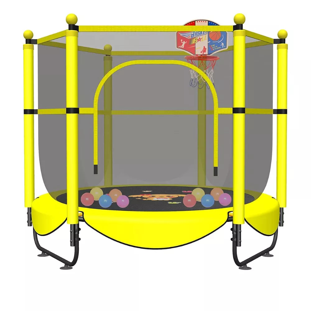 MAXSTRENGTH Fitness Trampoline 45 Inches Inches Jumping Trampoline with Net