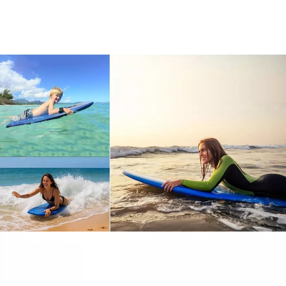 Slick Surfboard Lightweight EPS Core Board for Adults & Teens | Wide Stable Design for Beach Surfing & Water Sports