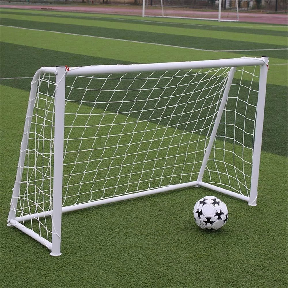 Football Goal Post with Net Metal Frame (Pair) 100x150cm & 150x200cm
