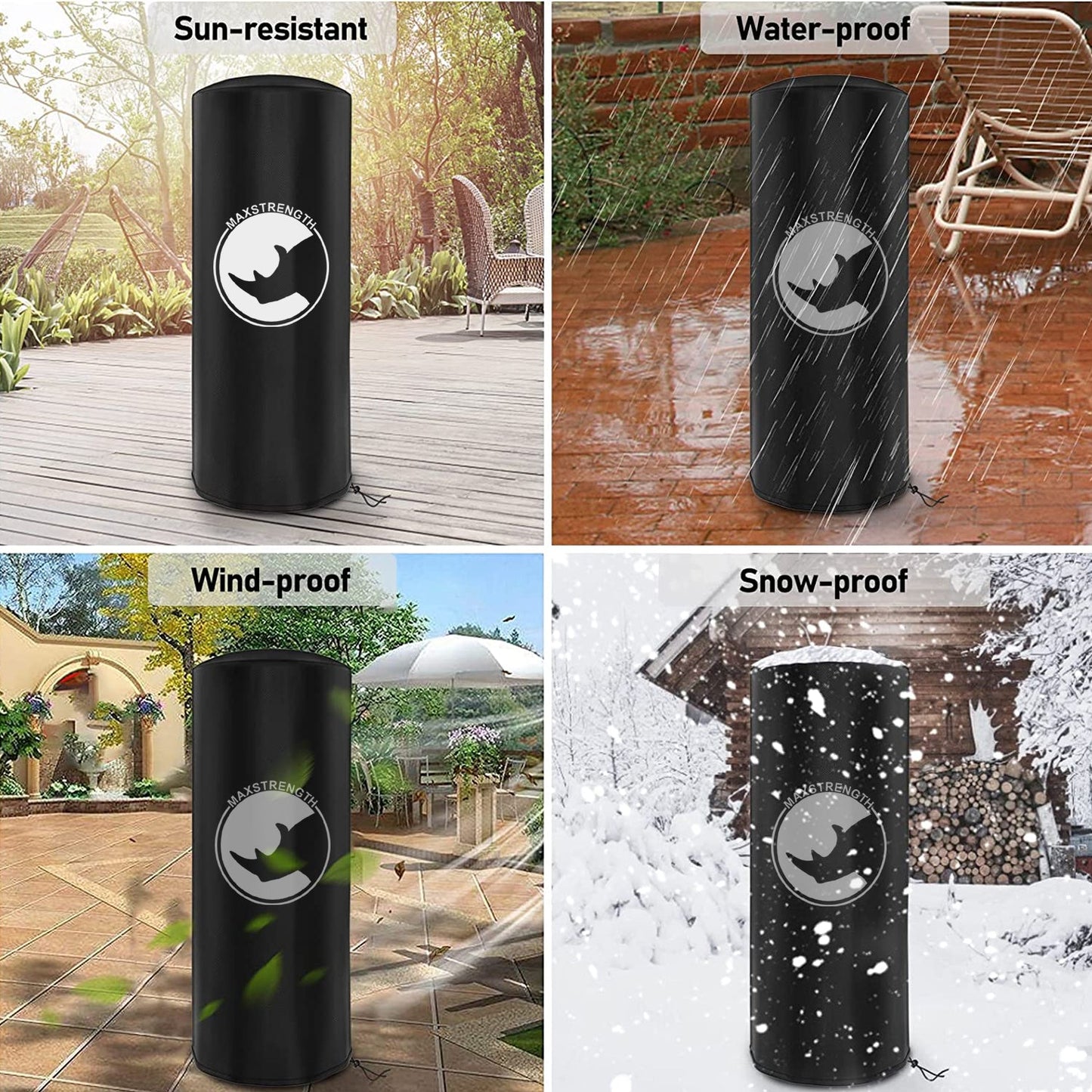 X MAXSTRENGTH Waterproof Cover for Freestanding Punch Bag