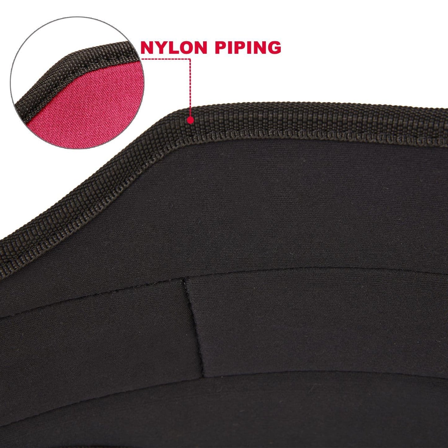 X MAXSTRENGTH Neoprene Weightlifting Back Support Belt Red