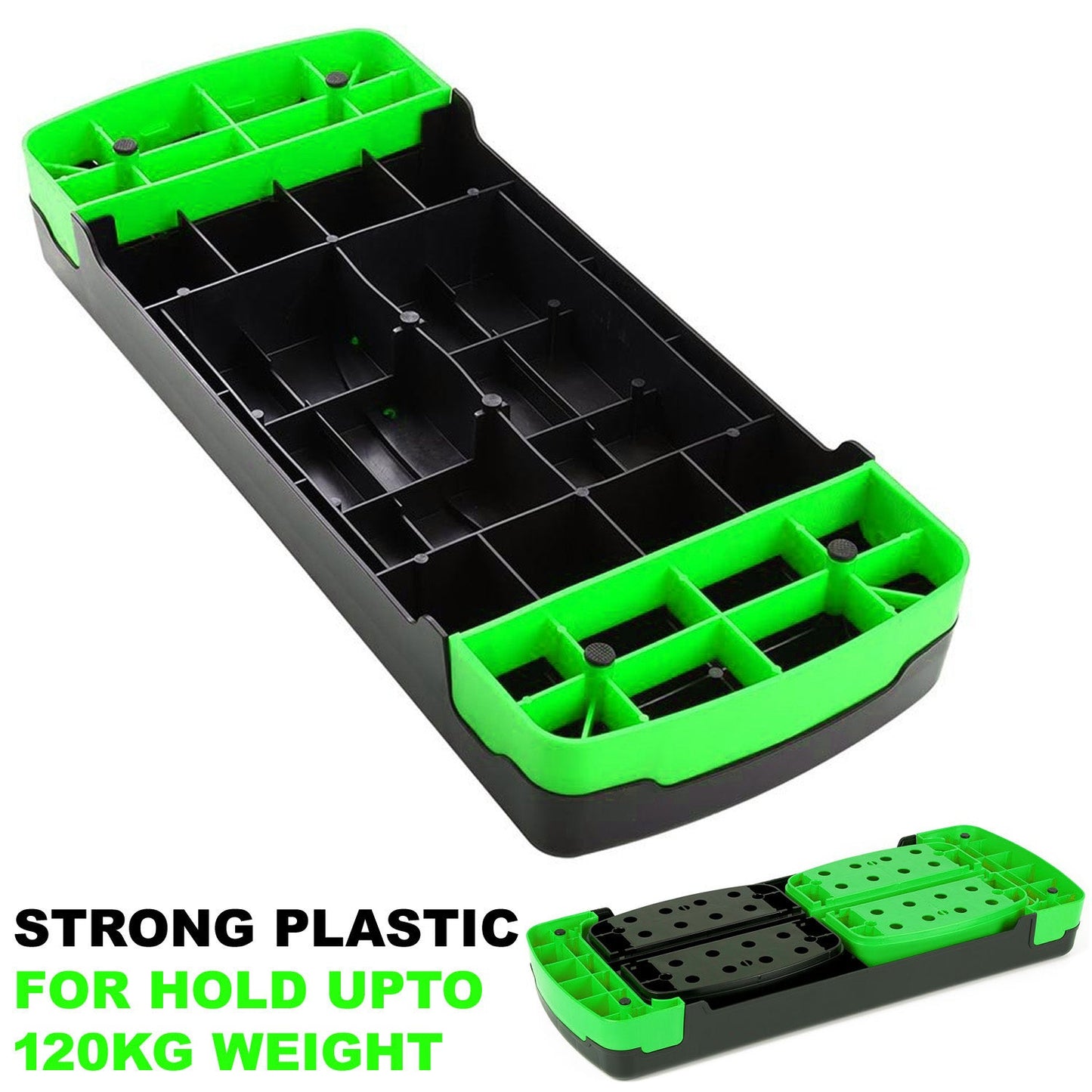 X MAXSTRENGTH Aerobic Stepper 3 Level Step Platform Cardio Training Yoga Workout Stepper (Green/Black)
