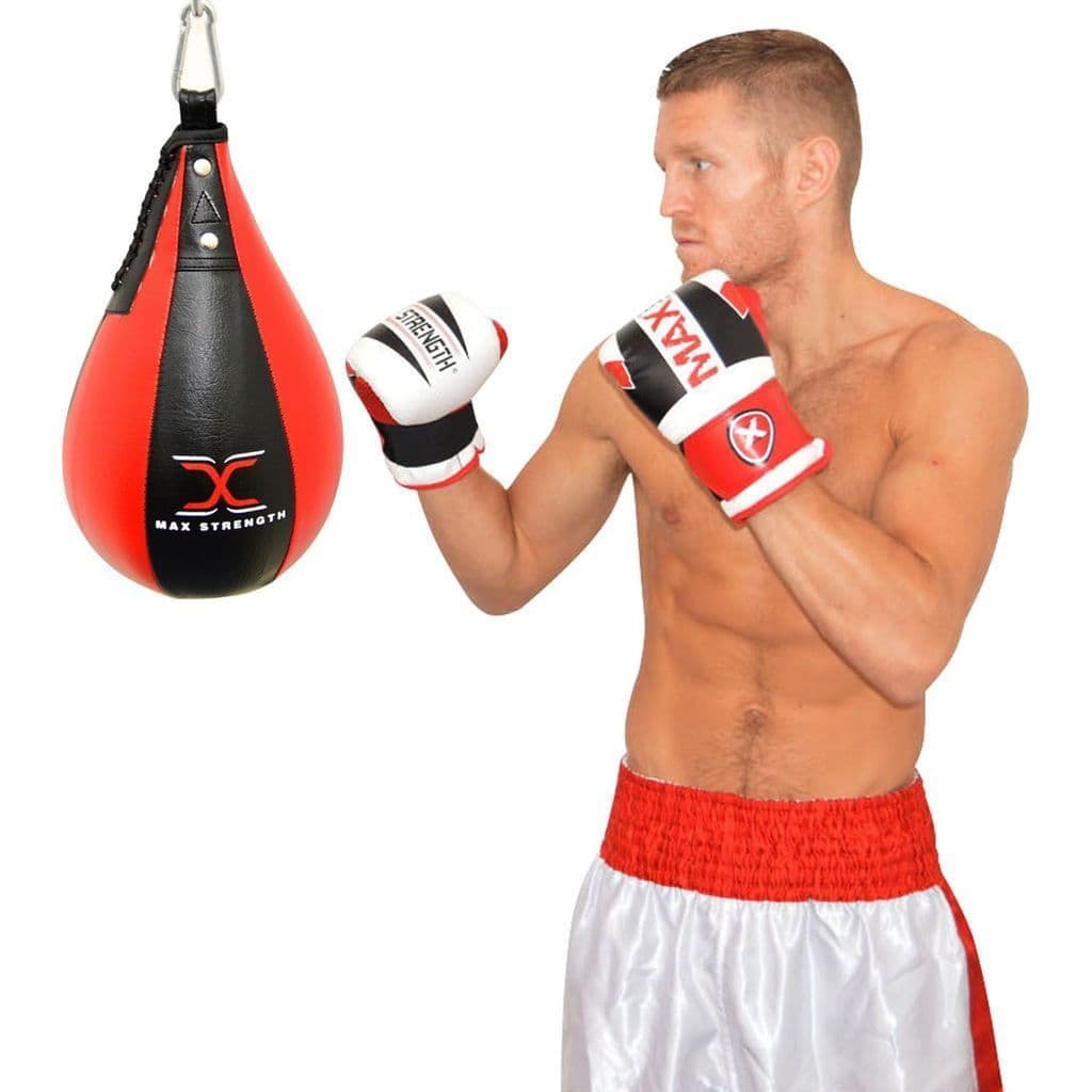 X MAXSTRENGTH Boxing Speed Bag Pear Shape with Hook
