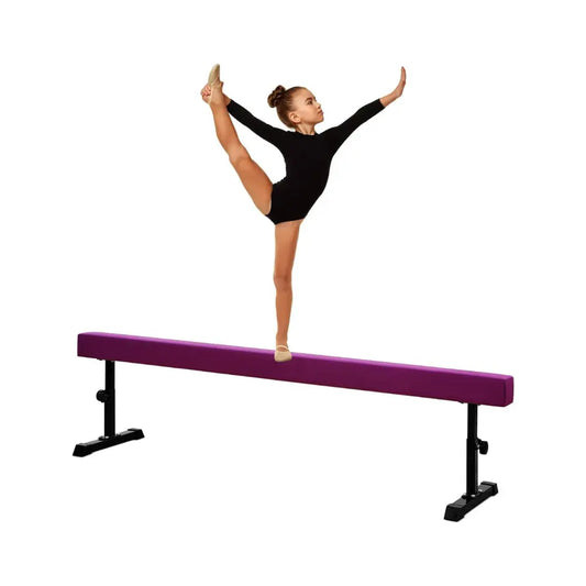 8ft adjustable gymnastics balance beam