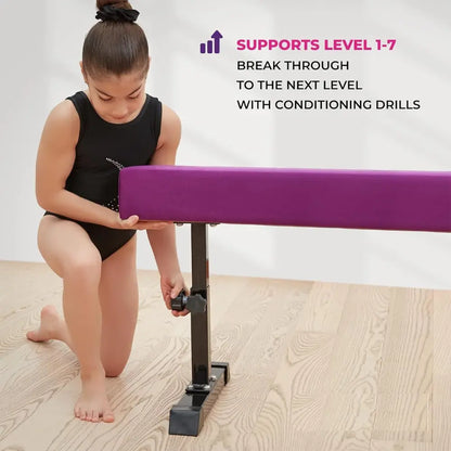 adjustable gymnastics balance beam