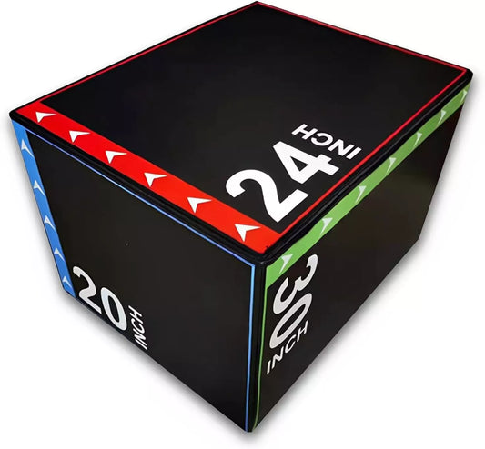 3-in-1 Soft Plyo Box – Adjustable Foam Jump Training Box