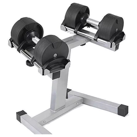 Max Strength - Weight Lifting Quickly Adjustable Dumbbells , Men's Home Fitness Equipment with various Gear, With Dumbbell Rack (Size : 32kg*2+Rack)