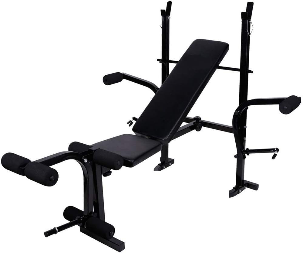 Weight Lifting Gym Fitness Exercise Bench Press Incline Decline Leg Developer Bench wtih preacher curl