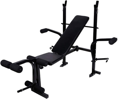 Weight Lifting Gym Fitness Exercise Bench Press Incline Decline Leg Developer Bench wtih preacher curl