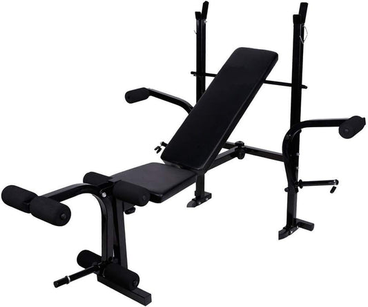 Weight Lifting Gym Fitness Exercise Bench Press Incline Decline Leg Developer Bench wtih preacher curl
