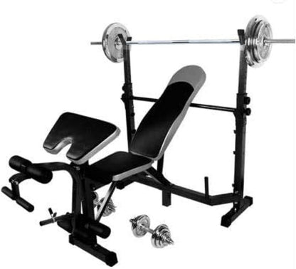 Weight Lifting Gym Fitness Exercise Bench Press Incline Decline, Leg Developer Bench