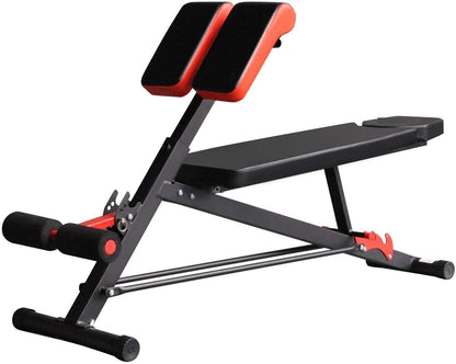 Multifunctional Hyper Dumbbell Bench Weights Work Out Ab Sit Up Decline Flat Roman Chair