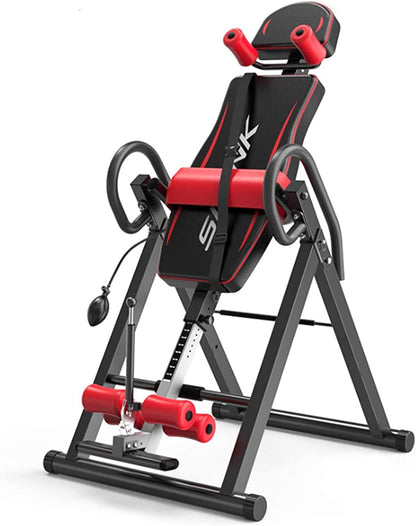 X MAXSTRENGTH Gravity Heavy Duty Inversion Table, Back Stretcher Machine for Pain Relief Therapy