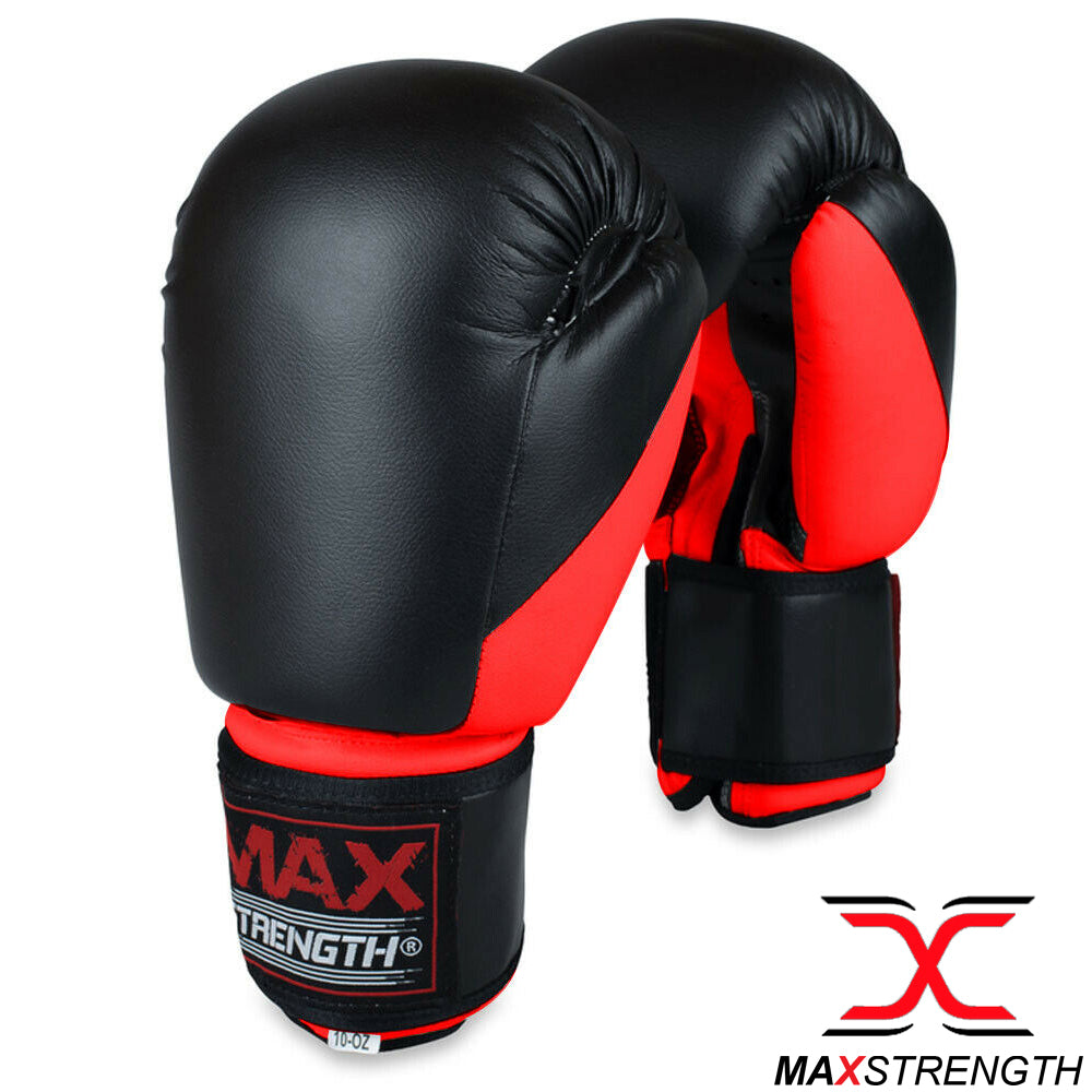 Boxing Gloves Red Black