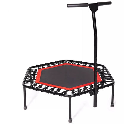 MAXSTRENGTH Fitness Trampoline 45 Inches Jumping with Height Adjustable Handle