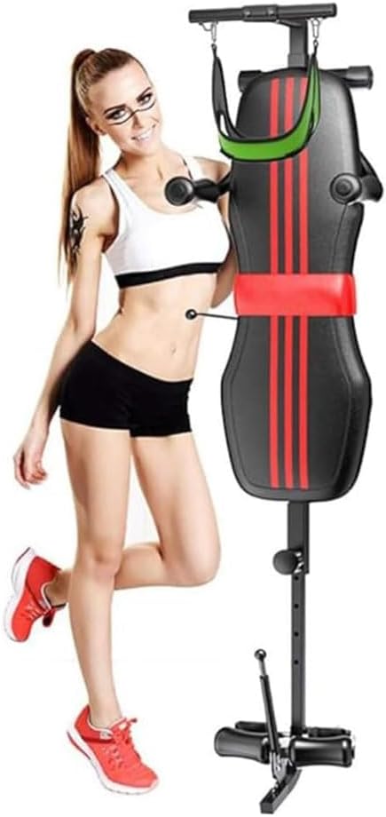 Traction Table Lumbar & Cervical Spine Stretcher, Spinal Decompression Back Stretch Bench for Neck & Back Pain Relief