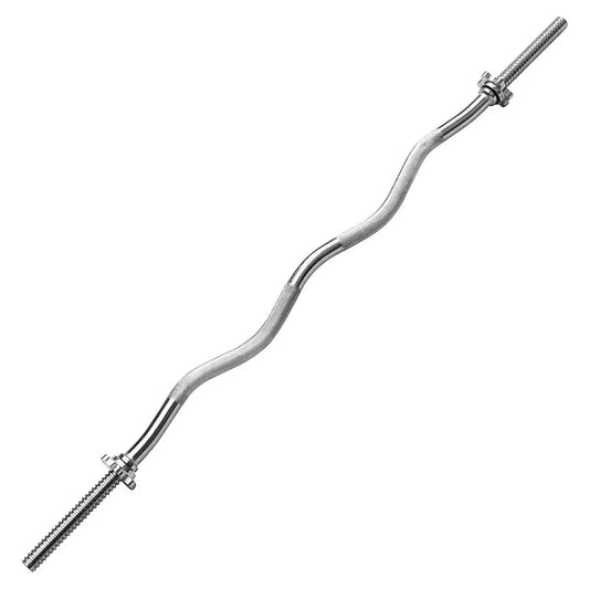 Max Strength Solid Chrome Barbell Bars curl 4feet/47inch/120cm