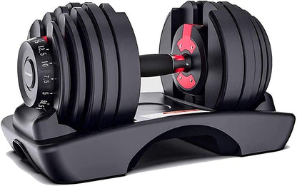 Max Strength® - Smart Adjustable Dumbbell 24KG with Fast Automatic Different Weights Adjustment - Single set,