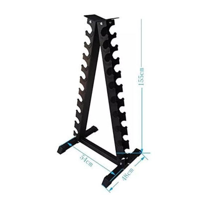 Max Strength Dumbbells Stand Weight Rack  (10 Pair)