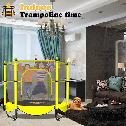MAXSTRENGTH Fitness Trampoline 45 Inches Inches Jumping Trampoline with Net