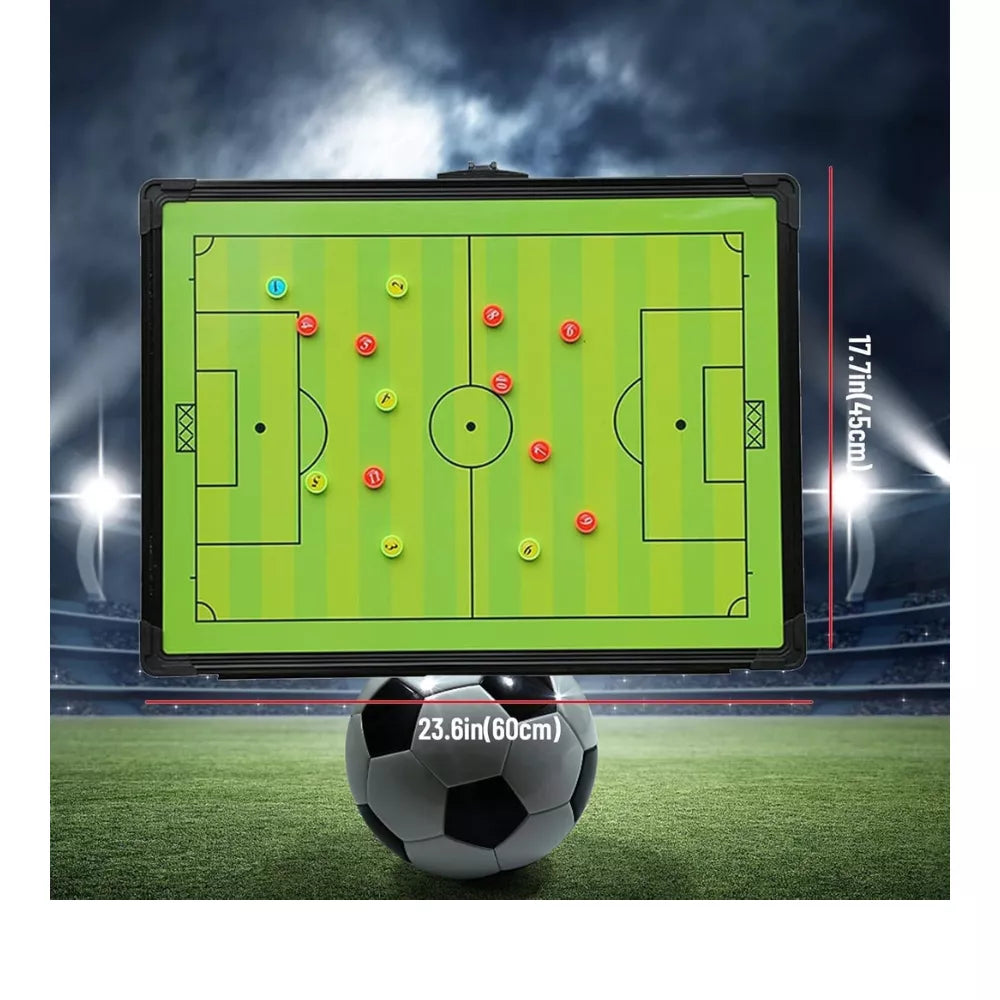 Click to see full view Magnetic Football Soccer Tactics Board – Tactical Coaching Clipboard Training and Game Exercises