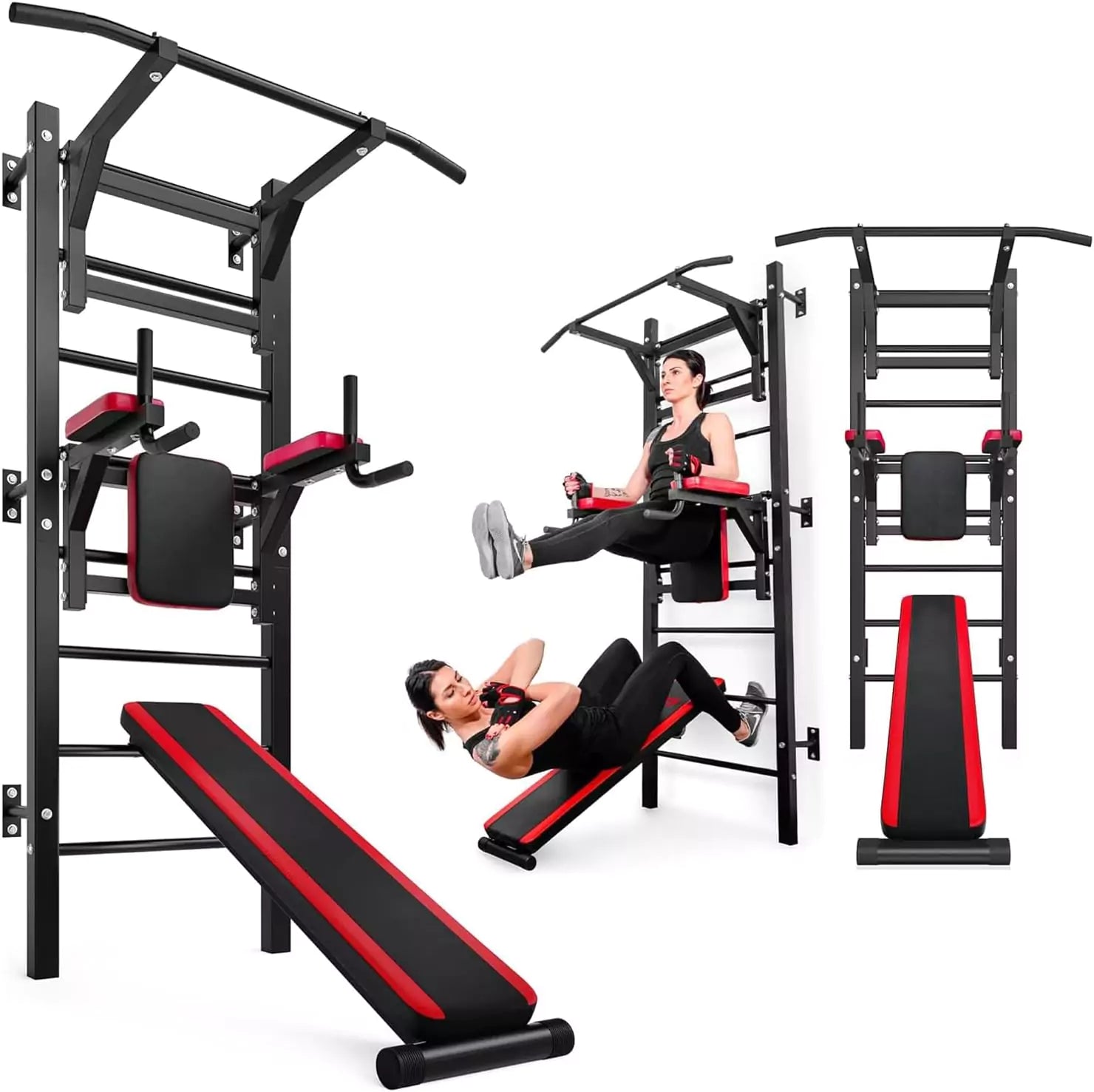 multifuntional wall bars with pull up bar