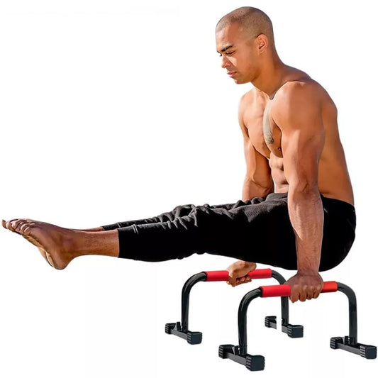 MAXSTRENGTH Parallettes Bars For Push Ups & Dip | Lightweight, Heavy Duty Non-Slip Parallel Bars