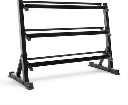 3-Tier Dumbbell Rack – Heavy-Duty Weight Rack Stand for Dumbbells, kettle bell etc