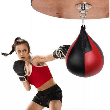 MAXSTRENGTH Speedball Platform Punching Bag with Frame Bracket MMA Exercise Training Workout Wall Ball Punching Boxing