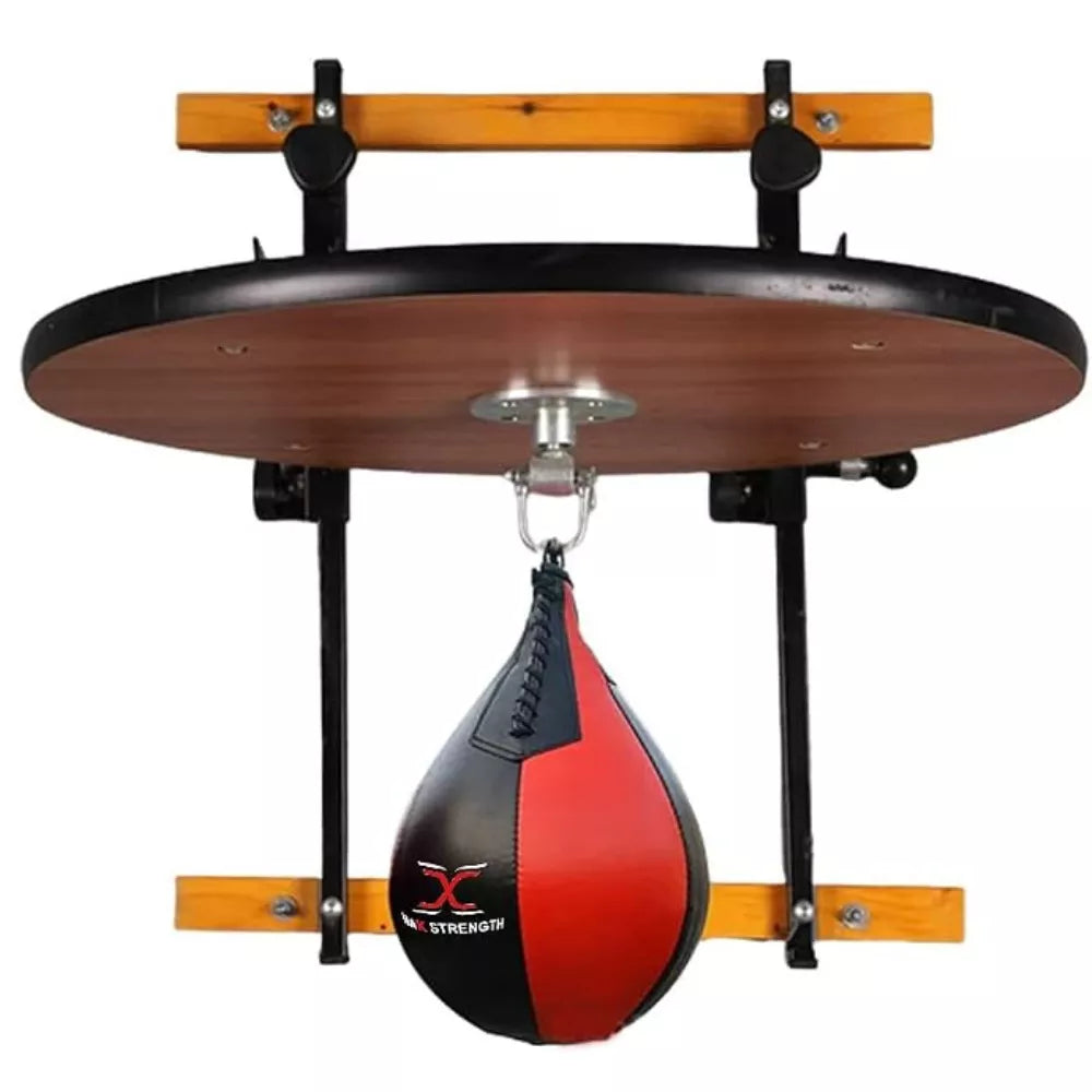 MAXSTRENGTH Speedball Platform Punching Bag with Frame Bracket MMA Exercise Training Workout Wall Ball Punching Boxing