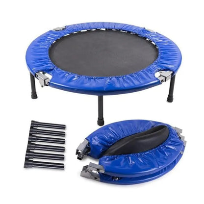 45 Inches Blue Color Trampoline with Height Adjustable