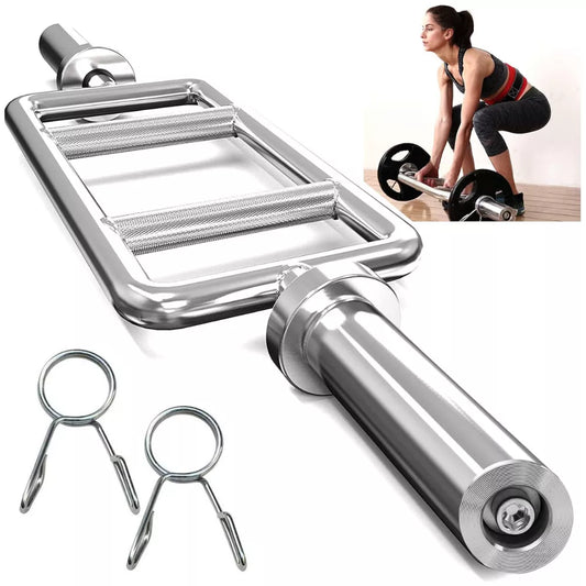 MAXSTRENGTH Max Strength-Tricep Olympic Weight Lifting Bar With Spring Lock