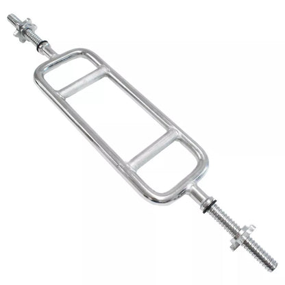 Max Strength Tricep Solid Chrome Barbell Bars – Heavy-Duty Weight Lifting Bar