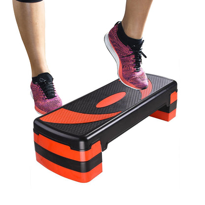 X MAXSTRENGTH Aerobic Stepper 3 Level Step Platform Cardio Training Yoga Workout Stepper