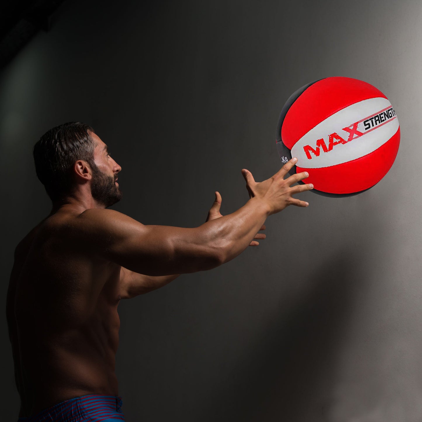 MAXSTRENGTH Heavy Weighted Medicine Ball Exercise Fitness