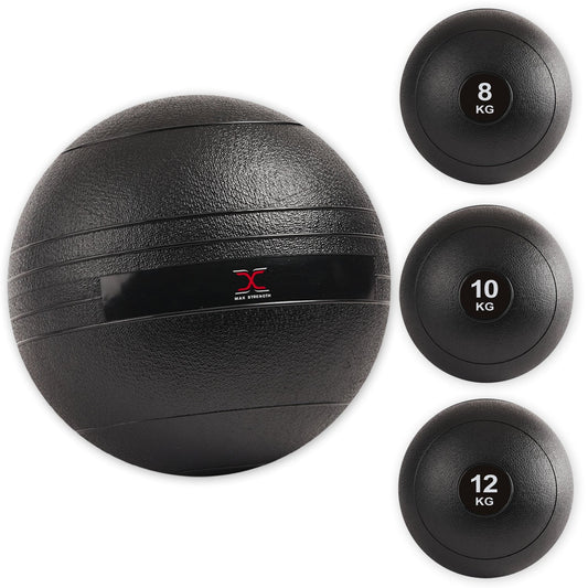 X MAXSTRENGTH Heavy Duty Rubber Slam Balls