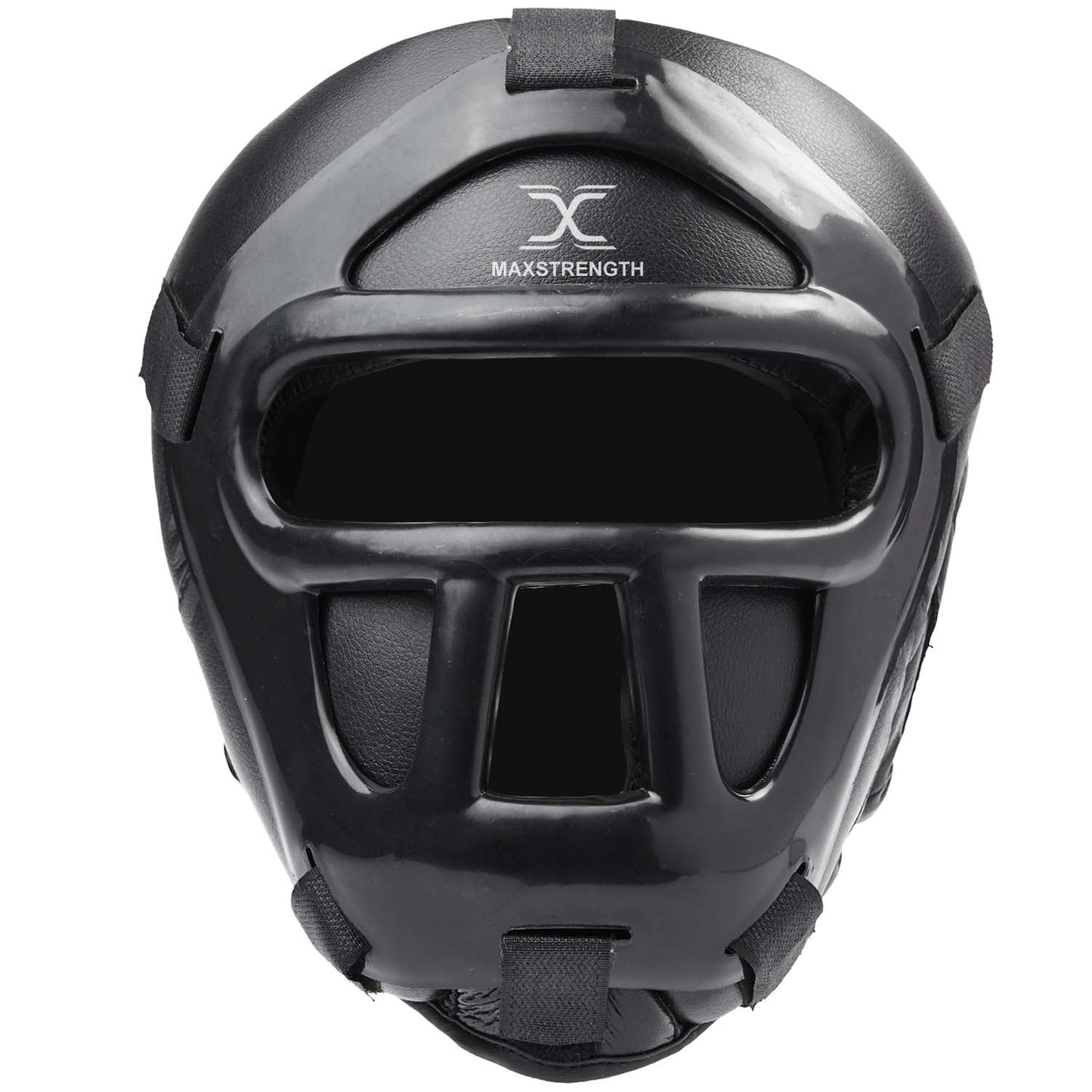 X MAXSTRENGTH Boxing Head Guard With Plastic Grill Protector