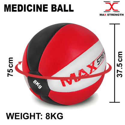 MAXSTRENGTH Heavy Weighted Medicine Ball Exercise Fitness
