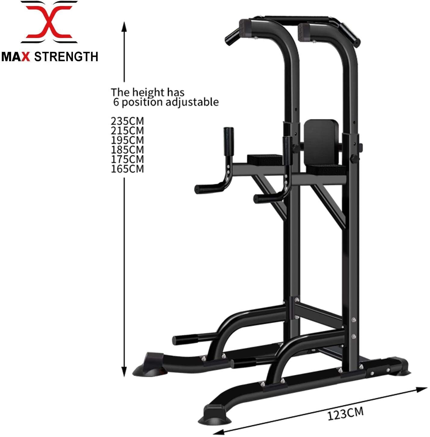 X MAXSTRENGTH Power Tower Dip Station Pull Up