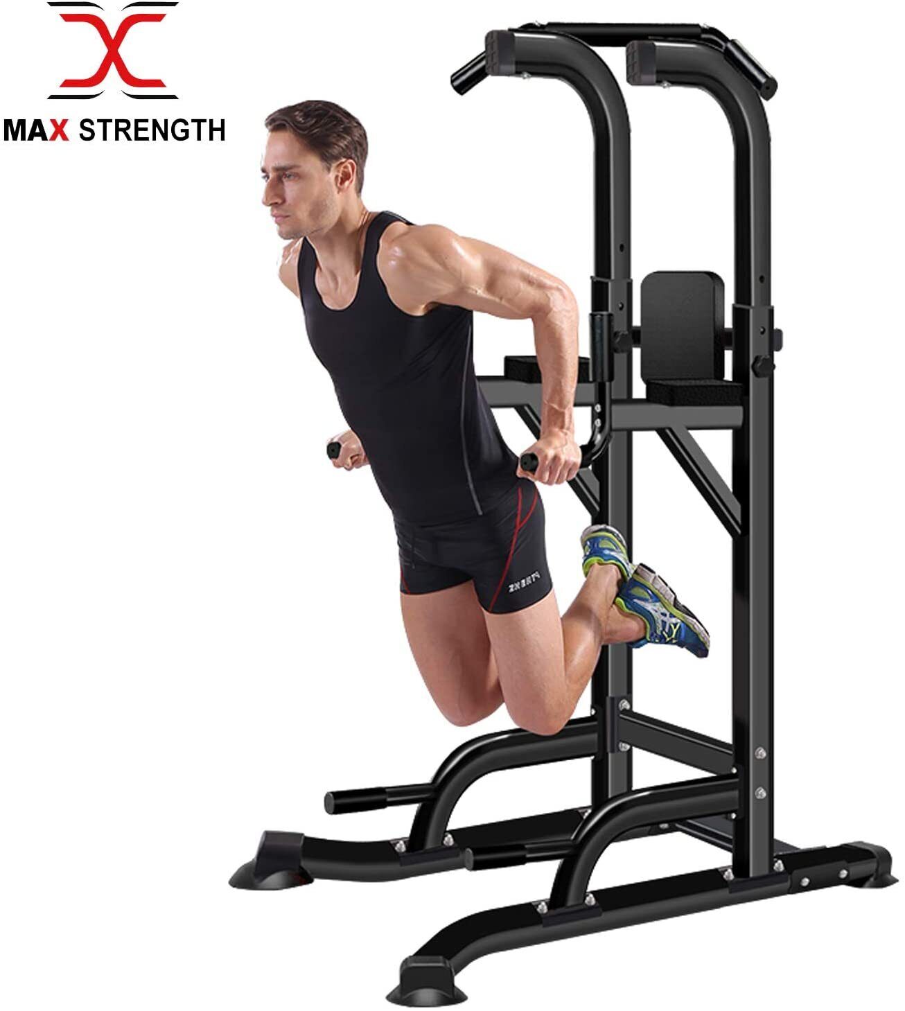 X MAXSTRENGTH Power Tower Dip Station Pull Up